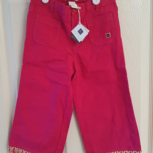 Girls TEA COLLECTION CROP PANT NWT TODDLER SIZES Beautiful
